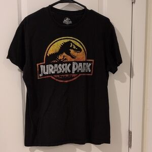 Vintage Jurassic Park Black T-Shirt